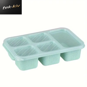 Bento-Lunchbox Mit Wiederverwendbaren 5-Fächern, Bento-Box, Mikrowelle, Kompatibel Mit Bento-Snack-Behältern Für Reisen Und Arbeit